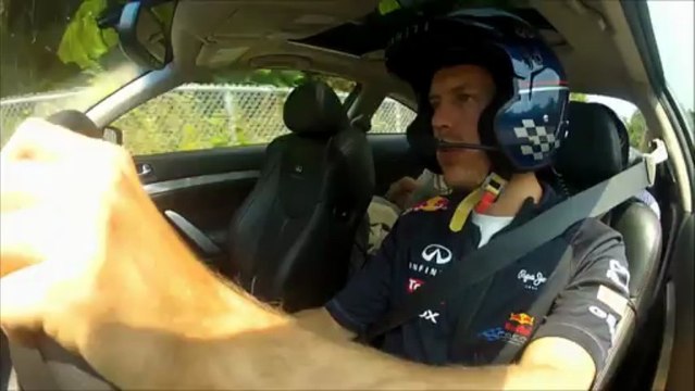 Sebastian Vettel roule au New Jersey