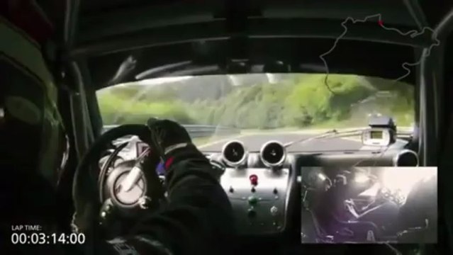 Pagani Zonda R sur le Nürburgring
