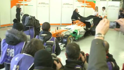 Presentation Nouvelle Force India 2013 F1 Paul Di Resta Silverstone