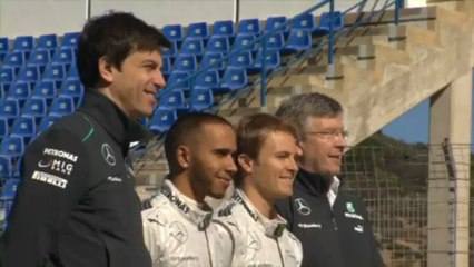 Présentation de la F1 W04 de Mercedes