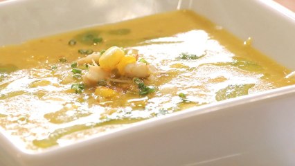 How to make sweet corn soup with crab