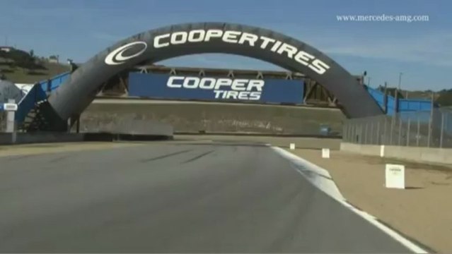 Mercedes C63 AMG Black Series au Laguna Seca