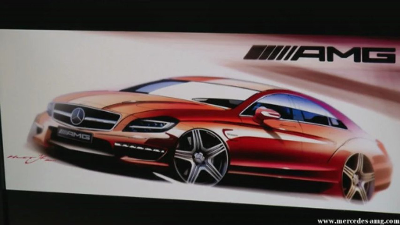 Mercedes CLS 63 AMG, du papier à l'écran