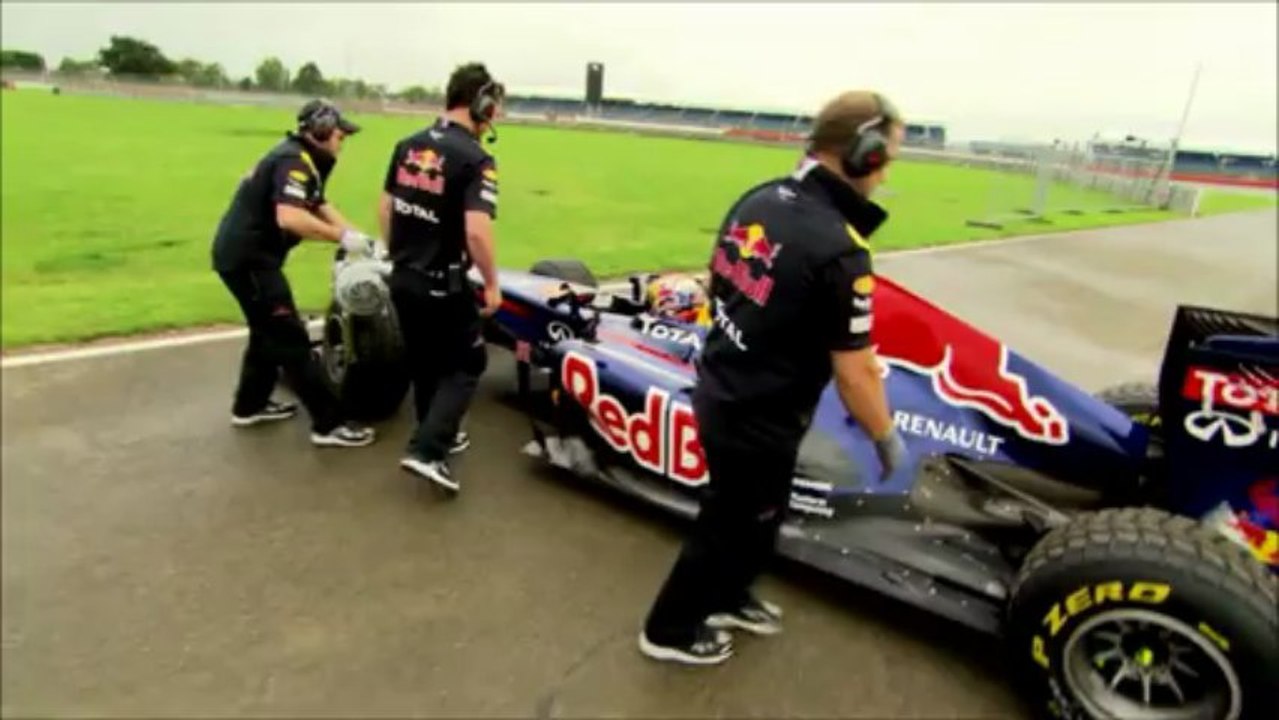 Jean-Eric Vergne teste la Red Bull