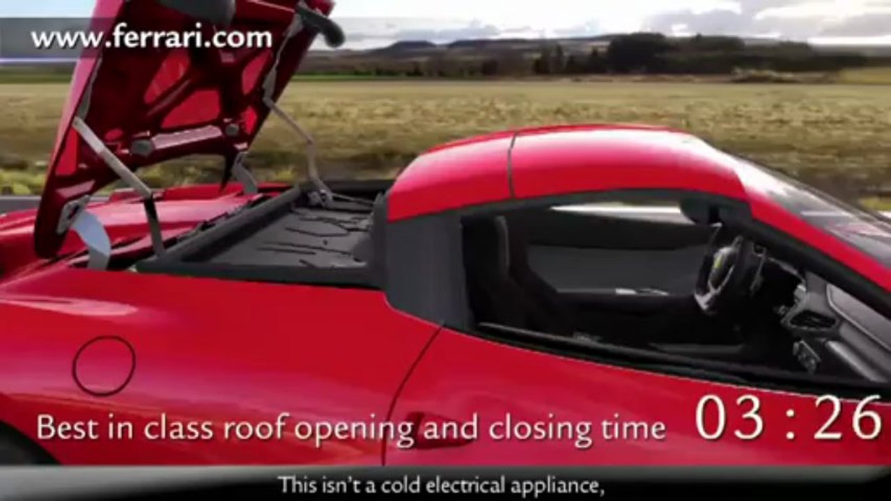 Ferrari 458 Spider, les mots de Luca Di Montezemolo