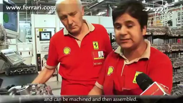 Ferrari 458 Italia Construction