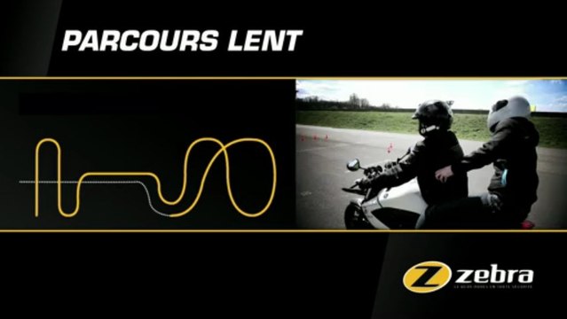 Zebra: permis A 2013: parcours lent du plateau