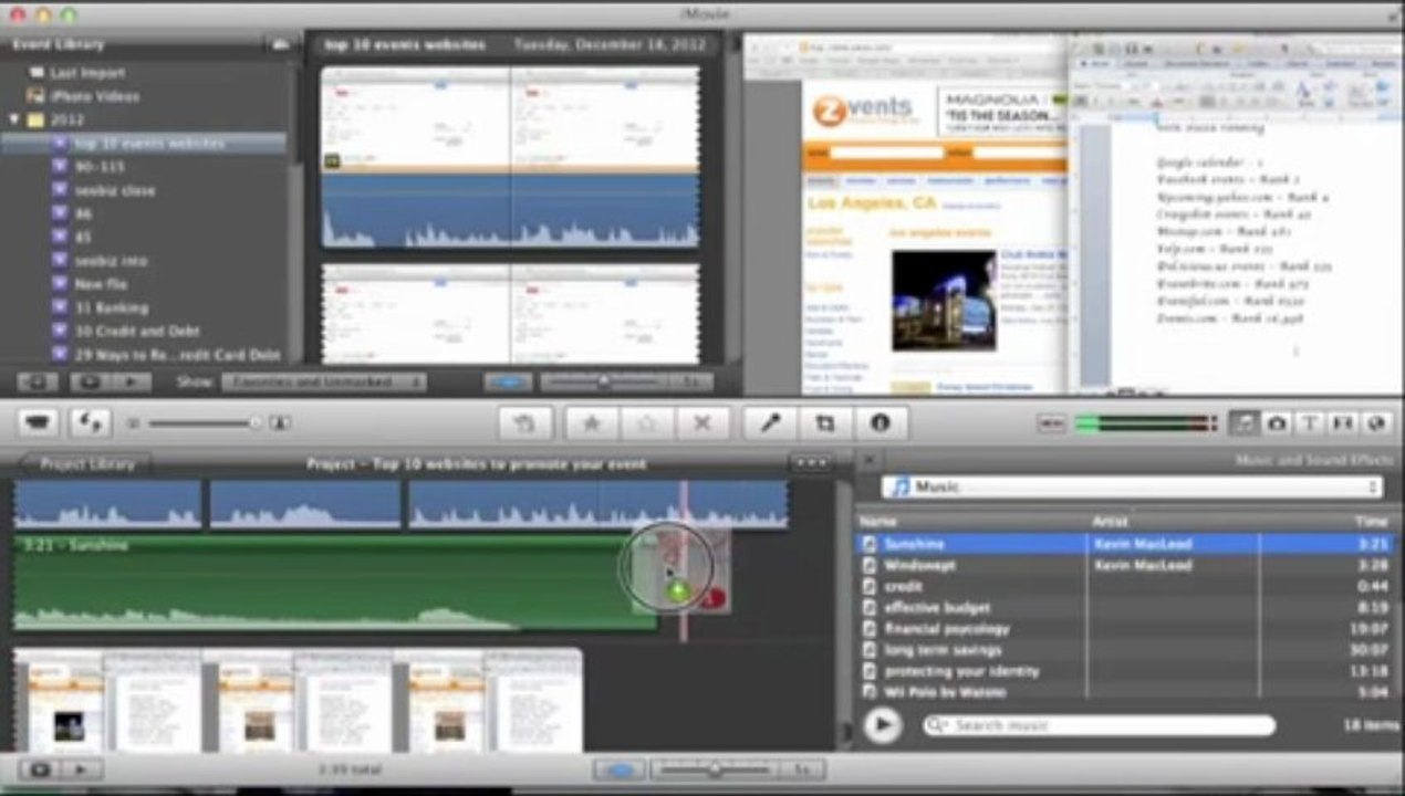 How to Add Music To a Video Clip in Imovie - SEO Biz Group