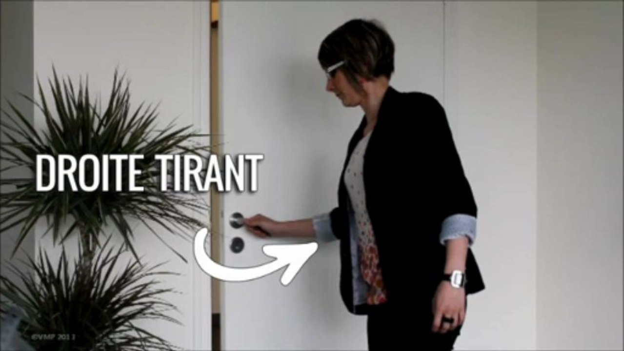 Le sens d'ouverture des portes
