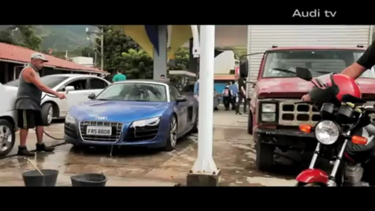 L'Audi R8 Spyder en balade au Brésil
