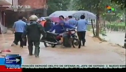 Temporal en China deja 33 muertos y afecta a 650 mil personas