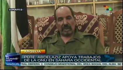 Presidente Abdelaziz defiende trabajos de la ONU en Sahara Occidental