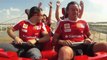 Alonso et Massa sur le grand huit du Ferrari World