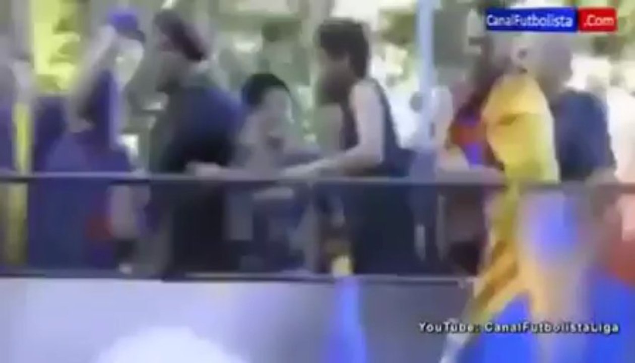 Pain in Spain as Barca team mates clash on bus