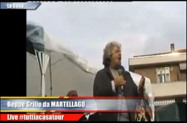 Beppe Grillo da Martellago [Estratto comizio Fuori tutti! 17-05-13]