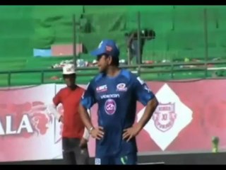 Mumbai Indians in practice session