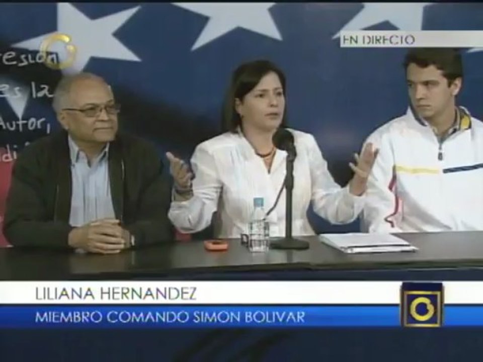 Comando Simón Bolívar a rectora Oblitas: Ya est...