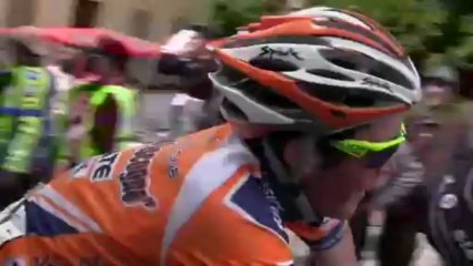 Vidéo de l'arrivée à Carla Bayle - Ronde de l'Isard 2013