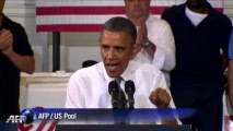 Visé par les scandales, Obama préfère parler économie
