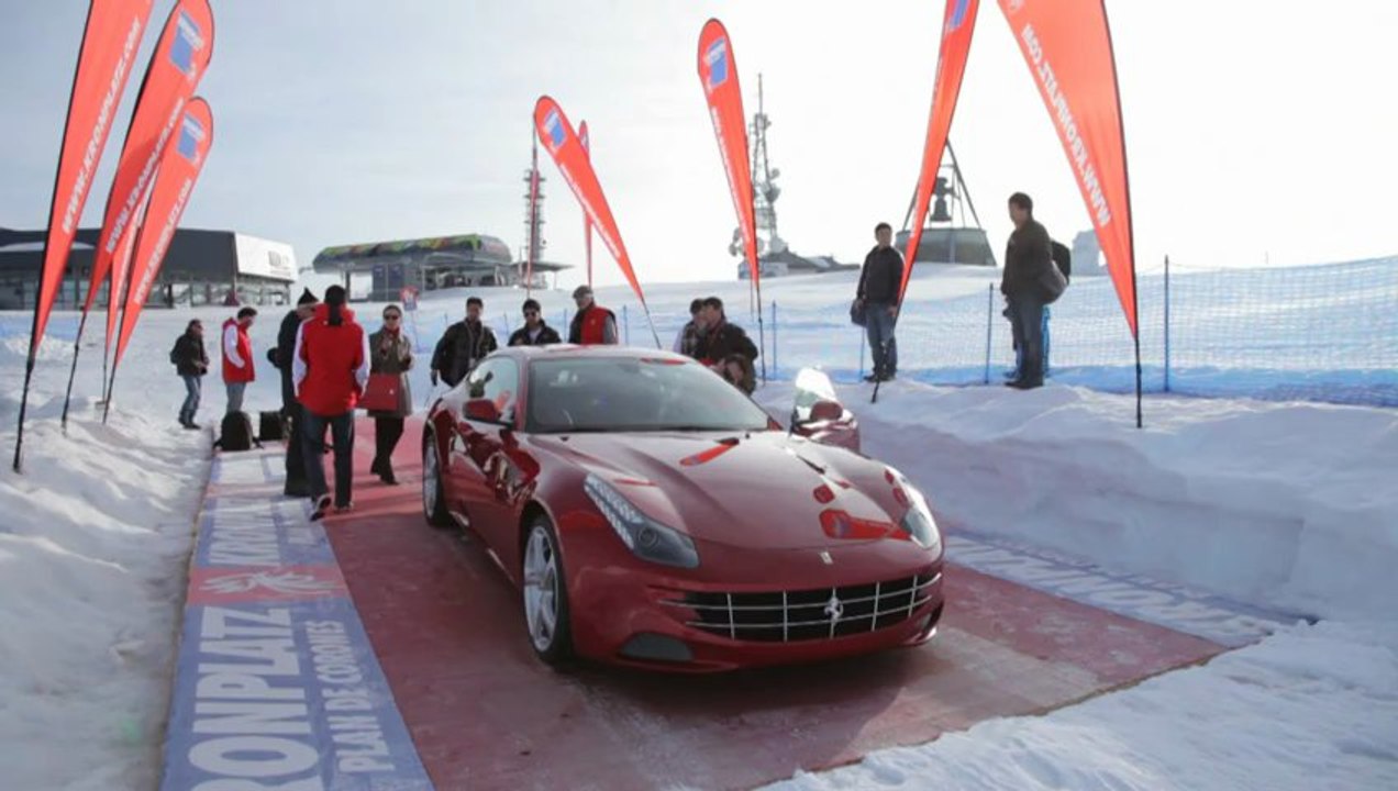 La Ferrari FF en balade dans les Dolomites