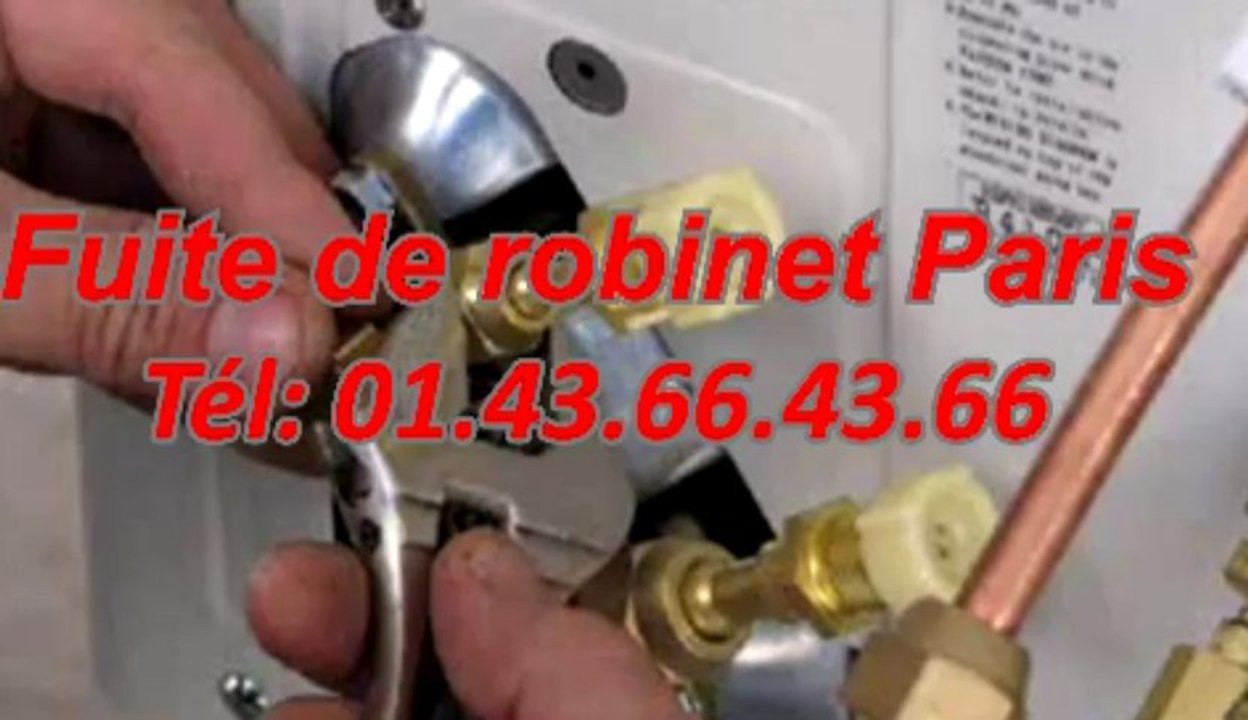 Fuite de robinet paris Tél: 01.43.66.43.66
