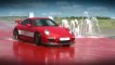 Porsche 911 GT3 sur la piste d'essai de Silverstone