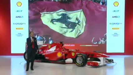 La présentation de la Ferrari F150