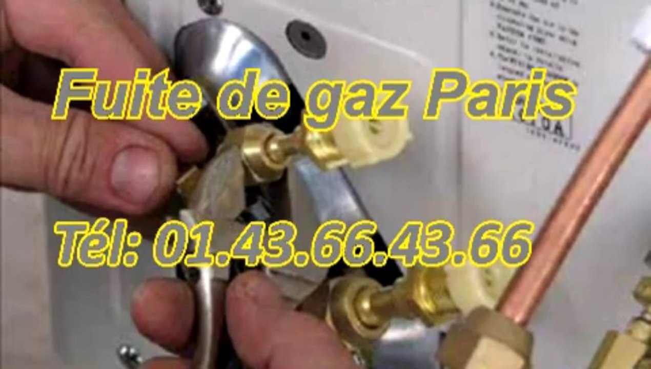 Fuite de gaz paris Tél: 01.43.66.43.66