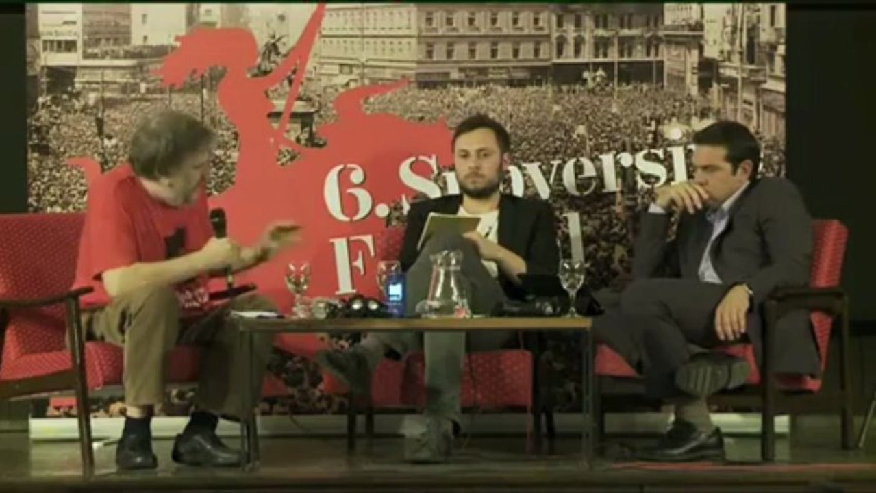 Slavoj Zizek at the Subversive festival in Zagreb