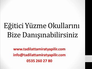 Yüzme Okulları Avrupa Yakası,Yüzme Okulları Ücretleri,