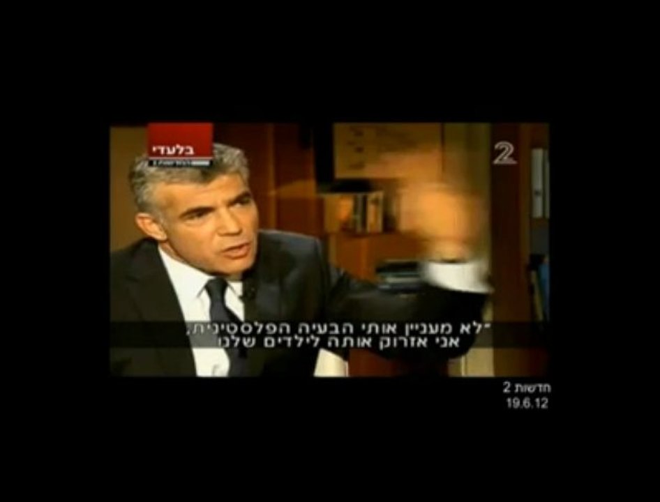 ל יאיר לפיד יש פיצול אישיות