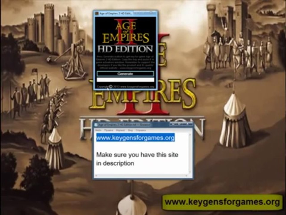 Age of Empires 2 HD Edition Activation Keys