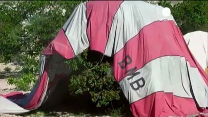 Hot-air balloon collision leaves two dead in Turkey