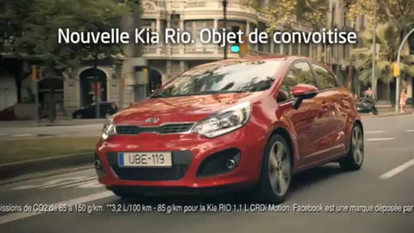 Kia Rio 2011, publicité