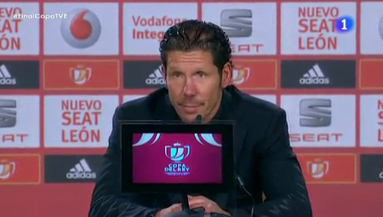 Rueda prensa 'Cholo' Simeone tras final Copa del Rey