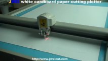 JWEI white cardboard paper cutting plotter