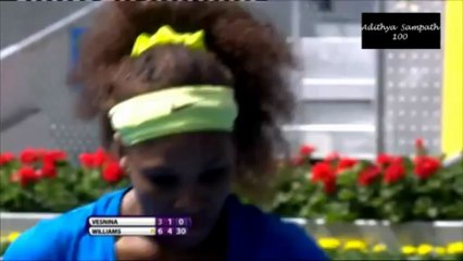Williams vs Vesnina 2012 Madrid Highlights