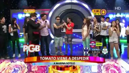 Tomato despide a Marina Sotelo
