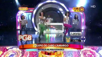 Reta de baile entre las Gemelas Camargo