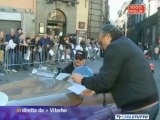 David Gandy beim Kontrollpunkt Viterbo am 18.5.2013 Mille Miglia