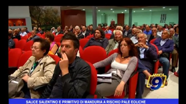 Salice Salentino e Primitivo di Manduria a rischio pale eoliche