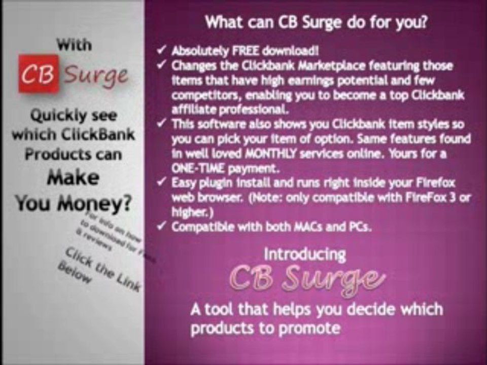 CB Surge - CB Analytics To Make You Money | CB Surge - CB Analytics To Make You Money