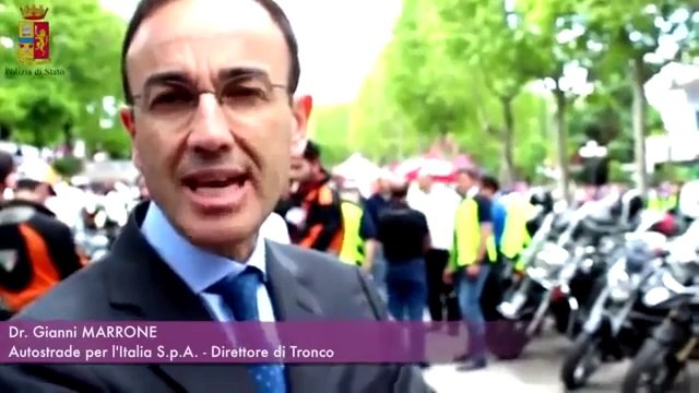 Polizia Stradale premiata da Autostrade per l'Italia al Giro d'Italia 2013 -2- (17.05.13)