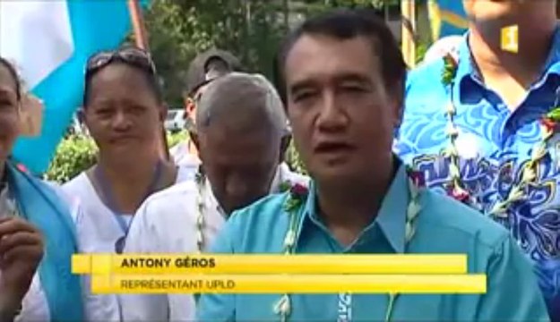 c'est bien la réinscription de la Polynésie sur la liste des pays à décoloniser de l'ONU qui était sur toutes les lèvres ce matin