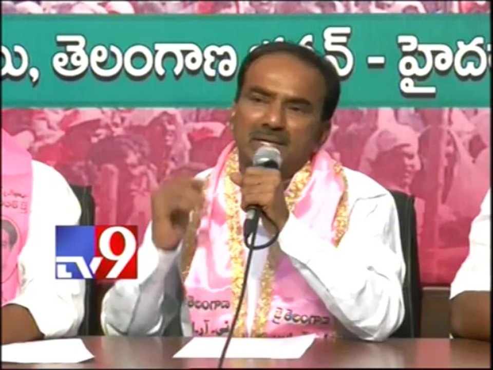 Raghunandan gets Telangana drohis backing - Etela