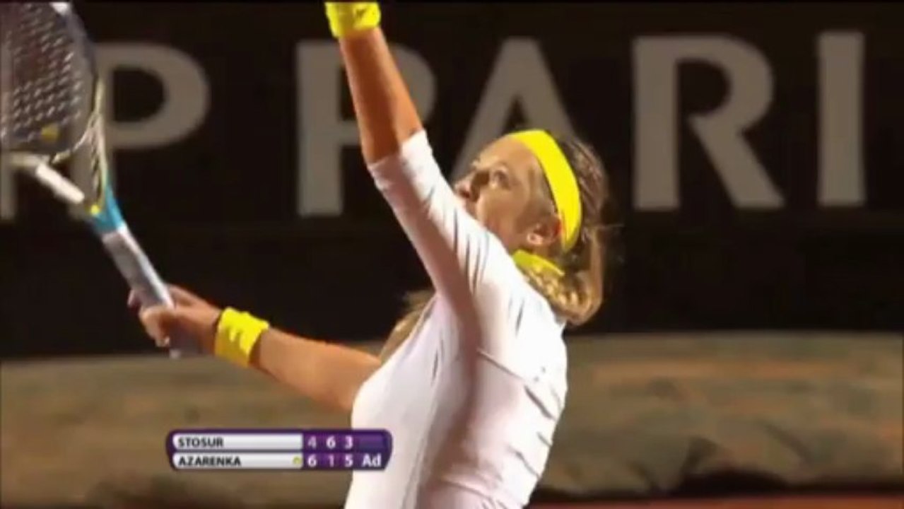 Rom: comeback geglückt! azarenka mit starken nerven