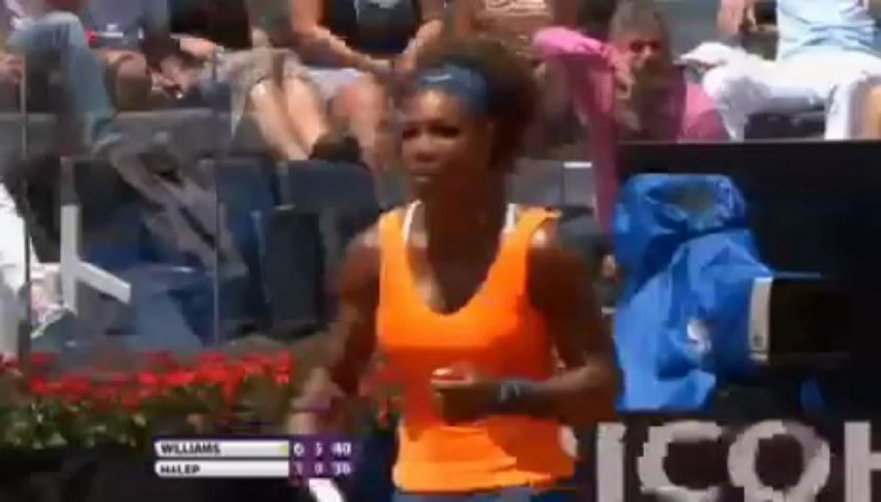 Serena Williams - Halep - Semifinale WTA Roma 2013 - Match Point - Livetennis.it