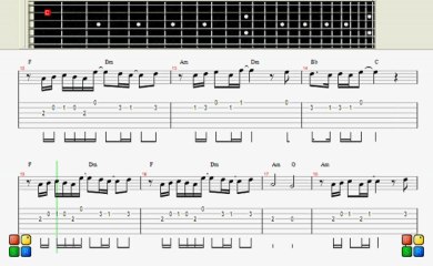 GİTAR  DERSİ  -  Une belle histoire -  ( 0543 232 91 22 : Taci Hoca )