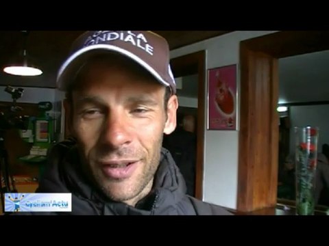 Reconnaissance du CLM Embrun-Chorges Ag2r - Jean-Christophe Péraud : Un chrono important pour le général