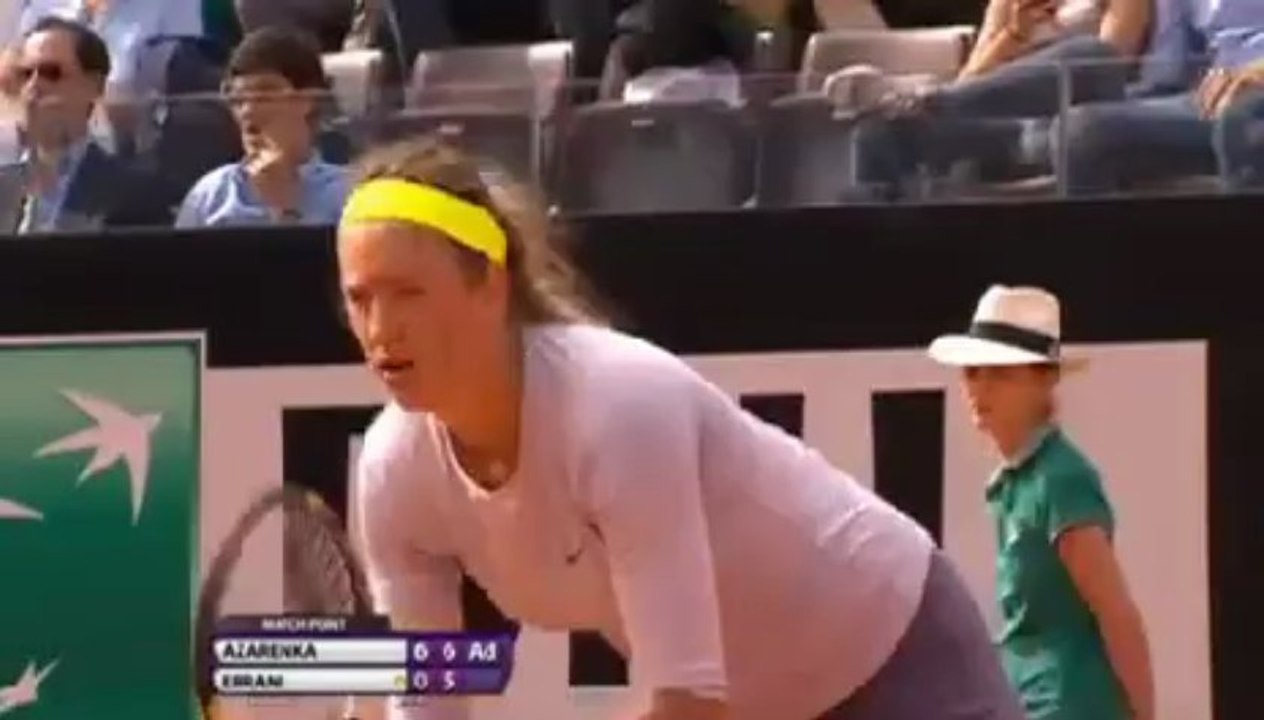 Errani vs Azarenka - WTA Roma 2013 - Semifinale - Fasi Finali